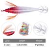 Bionic Faux Fishing Lures Set with metal Hook - Multi-Color - 10Pcs/Set