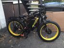 Electric Bike KETELES 48V 23AH Dual Motor 1000W*2 26"*4.0 MTB - yellow
