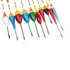 10pcs Fishing Floats Set Buoy Bobber Fluctuate Mixed Size Color Float Buoy Pesca Light Stick Floats - 10pcs/set