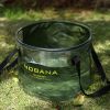 Outdoor Folding Bucket Camping Car Portable Bucket - Khaki - 20L
