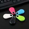 1pc Smart Mini GPS Finder BT Tracer Pet Kids GPS Locator Tag Alarm Wallet Key Tracker - Blue - one-size