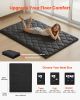 Japanese Tatami Mat, Full Size Foldable Japanese Tatami Mattress, Futon Mattress with Storage Bag & Fastener, 9-Layer Floor Mat for Sleeping