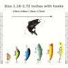 Lot 30 pcs Kinds of Fish Fishing Lures Crankbaits Hooks Minnow Baits Tackle - 30PCS