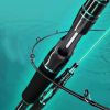 Lure Fishing Rod 180 Cm/6 Ft Carbon Fiber Casting Spinning Rod 2 Section Pole Bass - 180 cm/6 ft