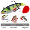 T-Tail Lead Fishing Lure Set for Outdoor Fishing - Red - 5Pcs/Set
