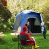 4 Person Pop Up Tent w/ Windows, Doors Carry Bag Included