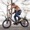 INVANTI EB11 Electric Bike  500W Folding Bike 48V 10.4AH 7S Shimano Electric Bicycle - Black