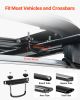 VEVOR Roof Rack Cargo Carrier, 48 x 40 x 5.6 in, Universal Rooftop Cargo Basket, Car Top Luggage Holder with 150 lbs Max Load Capacity, 4.1 in Fence