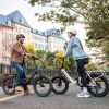 Shimano Electric Bicycle - White INVANTI EB11 Electric Bike  500W Folding Bike 48V 10.4AH 7S