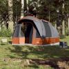 3-PersonTent Tunnel Gray and Orange Waterproof