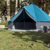 8-Person Family Tent  Blue Waterproof