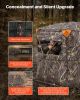 Portable Hunting Blind See Through Ground Deer Blinds 2-3 Person Carrying Bag - 58 x 58 in