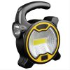 1pc LED Camping Flashlight Lantern AA Battery Power Floodlight + Side Torch Light Mini Portable COB Camping Lamps Work Lights(Without Battery)