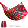 Hammock With Tree Straps For Hanging Hold s Up To 450lbs; With Travel Bag