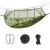 Hammock with Mosquito Net, Portable Double Hammock Tent Load Two People with 2 Straps
