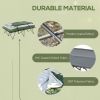 2-Person Folding Camping Cot with Sleeping Bag, Inflatable Air Mattress, Comfort Pillows and Carry Bag